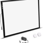 Boîte lumineuse de suivi d'artiste hsk a2 avec adaptateur d'alimentation 12v 2a variable