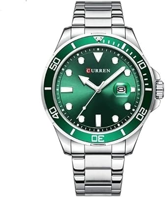Montre analogique, boîtier en acier inoxydable, cadran vert, guichet de date, bracelet en acier inoxydable argenté et vert, bracelet pour homme, vert argenté, bracelet. Avec plus de 300 000 références, Diaytar Côte d'Ivoire est la boutique en ligne la plus complète de Côte d'Ivoire, offrant aux clients une grande variété de choix pour répondre à leurs besoins quotidiens. La boutique met en avant la qualité de ses produits et la fiabilité de ses services, ce qui lui a valu une grande confiance de la part des consommateurs ivoiriens. Les clients apprécient la facilité de navigation sur le site et la simplicité de commande.