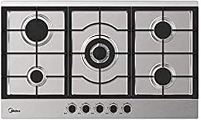 Cuisinière à gaz encastrable medea 90g50me005-sft, 5 brûleurs 90 x 51 cm, garantie