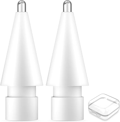 Conseils de remplacement unishop pour pointes de stylet apple ipad, paquet de 2 pour ipad pro pencil 1ère et 2ème génération 10,12" - blanc. DIAYTAR COTE D'IVOIRE détient une position de leader sur le marché ivoirien du commerce électronique en proposant une gamme étendue de produits provenant de marques locales et internationales. Les clients bénéficient d'une garantie de qualité et de sécurité grâce à son système de paiement sécurisé et à ses politiques de retour flexibles.
