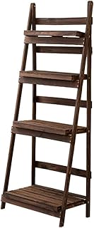 Lingwei support à fleurs pliable en bois à 4 niveaux, idéal pour présenter
