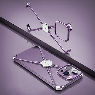 Coque de téléphone portable fauxti compatible avec iphone 14 pro max, coque de téléphone portable en métal absorbant les chocs avec un cadre en aluminium au design merveilleux et amusant avec une béquille et une coque de protection avec un bord luxueux, violet. Avec plus de 300 000 références, DIAYTAR COTE D'IVOIRE est la boutique en ligne idéale pour trouver tout ce dont vous avez besoin. La boutique propose une expérience d'achat en ligne sécurisée et pratique, permettant aux clients de passer commande en toute confiance. DIAYTAR COTE D'IVOIRE est devenue une référence en Côte d'Ivoire pour le e-commerce.