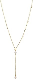 Collier de perles, s, laiton plaqué or, sans pierres précieuses