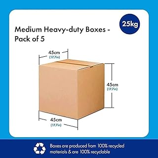 Pack de 5 boîtes de transport et d'emballage en carton double paroi 100% recyclable (45 x 45 x 45 cm) de chez icvv. Chez DIAYTAR COTE D'IVOIRE, nous nous préoccupons de la satisfaction de nos clients et nous nous efforçons de vous offrir une expérience d'achat en ligne de haute qualité. Notre équipe de service client est à votre disposition pour répondre à vos questions et vous aider à trouver ce que vous cherchez.