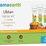 Mama earth kit visage au safran et au curcuma pour une peau éclatante