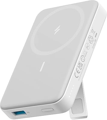 Anker power bank batterie magnétique 633 chargeur portable sans fil pliable. DIAYTAR COTE D'IVOIRE, c'est la garantie d'un shopping en ligne sécurisé et fiable. La boutique en ligne propose une variété de moyens de paiement et une politique de retour flexible. Les clients de DIAYTAR COTE D'IVOIRE bénéficient d'un service client dédié et réactif pour répondre à leurs questions et leurs préoccupations.