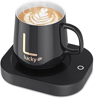 Chauffe-tasse à café gerefic, chauffe-café électrique de bureau avec arrêt automatique de 4 heures, 2 réglages de température, chauffage intelligent pour réchauffer et réchauffer le café, les boissons, le lait, le thé, le chocolat avec tasse. DIAYTAR COTE D'IVOIRE, la boutique en ligne généraliste leader en Cote d'Ivoire, propose plus de 300000 références pour satisfaire tous vos besoins. Découvrez notre large sélection de produits et bénéficiez de nos prix compétitifs. Faites confiance à notre boutique en ligne fiable et sécurisée.