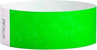 Bracelets marqueurs d'événements en papier tyvek money savers, 19 x 250 mm