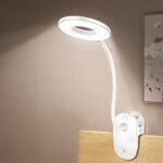 Lampe de bureau led yaji avec pince, 3 modes, interrupteur marche/arrêt tactile, 7000