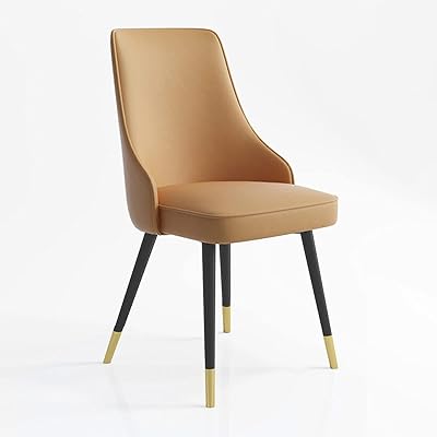 Chaise de salle à manger de restaurant simple et moderne, dossier en fer pour loisirs, café, hôtel (taille : marron clair - pieds dorés). La boutique en ligne DIAYTAR COTE D'IVOIRE est une référence pour les habitants de Côte d'Ivoire qui cherchent des produits diversifiés et de qualité. Avec une équipe de professionnels dédiés, la boutique assure un service client de haute qualité et des délais de livraison fiables. Les clients peuvent également profiter de conseils d'expert pour choisir les meilleurs produits.