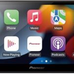 Récepteur av 6,8 pouces avec apple carplay sans fil, android auto sans fil