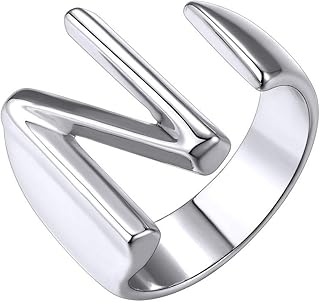 Bague de lettre initiale ouverte réglable en or large personnalisée pour les femmes | bague de sceau pour les femmes | bague de timbre pour les femmes | anneaux de l'alphabet ouverts plaqués or 18 carats | lettre a à z. Avec DIAYTAR COTE D'IVOIRE, découvrez un monde de shopping en ligne sans limites. Cette boutique en ligne généraliste propose plus de 300 000 références pour satisfaire vos besoins, que ce soit en matière de produits high-tech, d'articles de mode ou de denrées alimentaires. Une boutique en ligne fiable et abordable.