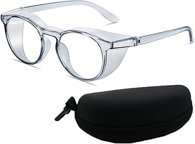 Lunettes de sécurité antibuée castowave avec protections latérales, lunettes de protection rondes uv400, lunettes transparentes pour hommes et femmes (bleu). DIAYTAR COTE D'IVOIRE est la destination idéale pour faire vos achats en ligne en Côte d'Ivoire. Avec sa vaste sélection de produits et ses prix compétitifs, vous êtes sûr de trouver ce que vous cherchez. De plus, la boutique en ligne offre une expérience d'achat sécurisée et fiable.