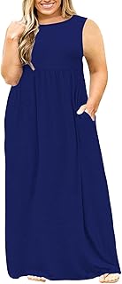 Nemidor robe longue sans manches pour femme, ample, unie, décontractée, grande taille, avec poches. DIAYTAR COTE D'IVOIRE, avec ses 300000 références, constitue un véritable paradis pour les acheteurs en ligne, offrant tout ce dont ils pourraient avoir besoin sous un même toit virtuel. La boutique propose régulièrement des offres spéciales pour fidéliser sa clientèle.