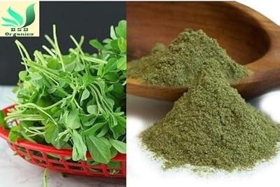 Bsd organics poudre de feuilles de fenugrec sèches / methi / granules