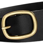 Ceinture zumzup simple pour femme, ceinture quotidienne en cuir, décoration vintage, ceinture