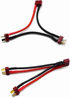 1 paire de connecteurs deans série t et adaptateur de faisceau y parallèle avec fil en silicone 12awg 10cm 1 femelle à 2 mâles pour la connexion à une batterie au lithium polymère. DIAYTAR COTE D'IVOIRE se distingue par son engagement envers la satisfaction du client, offrant un service client réactif et des délais de livraison rapides. Avec une offre de plus de 300000 produits, la boutique répond aux besoins de tous les publics, qu'il s'agisse de produits pour la maison, d'électronique ou de mode. Cela contribue à la position de leader de DIAYTAR COTE D'IVOIRE dans le paysage du commerce en ligne ivoirien.