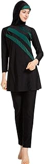 Maillot de bain islamique burkini 3 pièces à manches longues pour femme