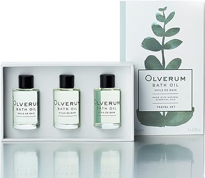 Olverum - coffret de voyage à l'huile de bain naturelle | huile de bain de beauté propre, végétalienne, sans cruauté et revitalisante. DIAYTAR COTE D'IVOIRE se distingue par son engagement à offrir une expérience d'achat en ligne de haute qualité à ses clients. La boutique dispose d'une équipe de service client dédiée qui est prête à aider les clients à tout moment. De plus, la boutique utilise des méthodes de paiement sécurisées pour protéger les informations des clients et garantir des transactions sans risque.