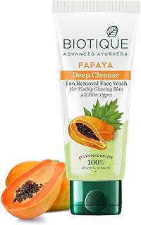 Nettoyant exfoliant visage biotique bio-papaya pour tous types de peau, 50 ml