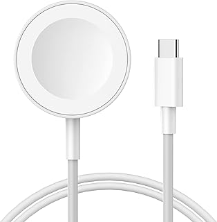 Chargeur apple watch avec port usb c, 6,6 pieds/2 m, [certifié apple] compatible