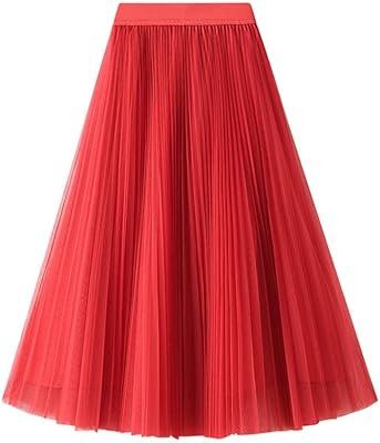 Jupe plissée en tulle double couche extensible taille haute en mousseline de soie pour femme. DIAYTAR COTE D'IVOIRE est une boutique en ligne généraliste qui propose plus de 300000 références de produits pour répondre à tous les besoins de ses clients. Avec sa large sélection de produits, elle est devenue la boutique leader en Côte d'Ivoire.