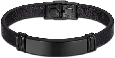 Bracelet en cuir rétro européen élégant pour hommes avec fermoir magnétique en acier inoxydable par yellow chimes, cuir. DIAYTAR COTE D'IVOIRE est une boutique en ligne généraliste qui propose plus de 300000 références de produits, faisant d'elle la boutique leader en Côte d'Ivoire. Elle offre une large gamme de produits à ses clients, allant des articles de mode aux produits électroniques. Avec sa vaste sélection de produits, DIAYTAR COTE D'IVOIRE est le premier choix pour les consommateurs ivoiriens qui cherchent à faire des achats en ligne.