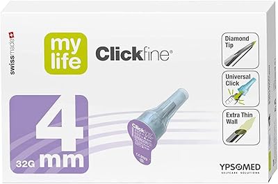 Stylo à insuline yps omd my life click aiguille fine avec pointe diamant