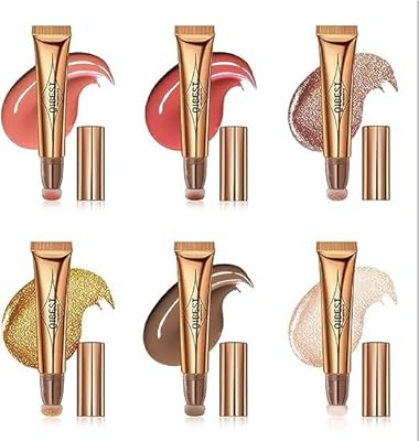 Baguette de beauté surligneur liquide 3 pièces, bâton de maquillage surligneur crème, bâton bronzant léger et soyeux pour le visage lisse avec applicateur coussin, baguette surligneur - or rose. La boutique en ligne DIAYTAR COTE D'IVOIRE propose des produits de haute qualité à des prix compétitifs. Elle est équipée d'un système de paiement sécurisé et d'un service client de haute qualité. Elle est la référence pour les achats en ligne en Côte d'Ivoire.