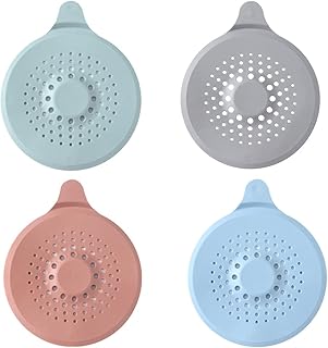 Crépine de douche attrape-cheveux, bouchon de cheveux en silicone durable facile à installer pour baignoire et cuisine (bleu + ciel + gris + rose) 4 pièces. DIAYTAR COTE D'IVOIRE, votre destination pour les achats en ligne en Côte d'Ivoire avec plus de 300 000 références de produits diversifiés. Nous nous engageons à offrir à nos clients une expérience d'achat en ligne exceptionnelle et sécurisée.