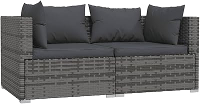 Canapé fedexcel 2 places avec coussins pour terrasse, jardin, terrasse extérieure, balcon, banc, coin, chaise, meuble en poly rotin gris. Avec plus de 300000 références de produits, DIAYTAR COTE D'IVOIRE est la boutique en ligne la plus complète de Cote d'Ivoire. Elle offre une expérience d'achat en ligne facile et sécurisée, permettant aux clients de faire leurs achats en toute confiance.