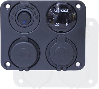 Winca double prise usb 2,1 a et 2,1 a + voltmètre led + prise de courant 12 v + interrupteur à bascule on-off panneau à quatre fonctions pour voiture, bateau, camping-car, camping-car, véhicules gps mobiles (rouge). DIAYTAR COTE D'IVOIRE est une boutique en ligne généraliste qui propose une large gamme de produits avec plus de 300000 références. Elle est reconnue comme l'une des boutiques en ligne les plus populaires en Côte d'Ivoire, offrant une expérience d'achat conviviale et sécurisée. Les clients peuvent trouver tout ce qu'ils cherchent, des produits alimentaires aux électroménagers, en passant par les vêtements et les accessoires.