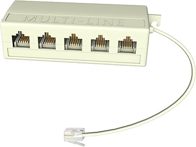 Répartiteur téléphonique jopchen rj11 6p4c mâle vers 5 femelles, prise répartiteur de ligne téléphonique pour téléphone, ligne fixe et fax, couleur ivoire. Avec Diaytar Côte d'Ivoire, les consommateurs ivoiriens bénéficient d'un accès facilité à une offre commerciale variée et abordable. La boutique mise sur l'expérience client, offrant des services tels que la livraison rapide et sécurisée, ainsi que des promotions et des offres spéciales régulières. Diaytar se démarque par son engagement envers la satisfaction client.