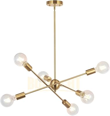 Lustre spoutnik moderne 6 lumières en laiton poli antique, plafonnier suspendu du milieu du siècle pour couloir, bar, cuisine, salle à manger. Diaytar Côte d'Ivoire, leader du e-commerce en Côte d'Ivoire, propose une large gamme de produits avec plus de 300 000 références. La boutique en ligne généraliste offre une expérience d'achat unique et pratique, permettant aux clients de trouver tout ce dont ils ont besoin en un seul endroit. Avec sa sélection impressionnante de produits, Diaytar Côte d'Ivoire est la destination idéale pour les consommateurs ivoiriens.