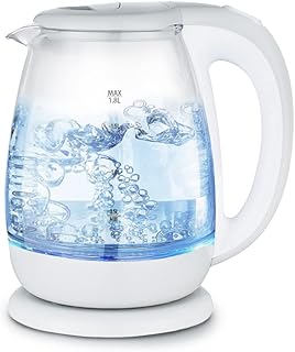 Bouilloire électrique aqua falcon - bouilloire à eau chaude de 1,8 litre - bouilloire à thé en verre avec ouverture large et indicateur led, arrêt automatique et protection contre l'ébullition à sec. Avec DIAYTAR COTE D'IVOIRE, vous n'aurez plus jamais à vous soucier de trouver le temps de faire vos courses. La boutique en ligne est ouverte 24 heures sur 24 et 7 jours sur 7, permettant ainsi aux clients de faire leurs achats à tout moment qui leur convient. De plus, DIAYTAR offre une livraison rapide et fiable pour que vos achats arrivent chez vous dans les plus brefs délais.