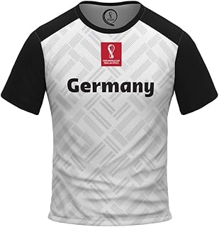 T-shirt de l'équipe nationale d'allemagne de la coupe du monde de la fifa