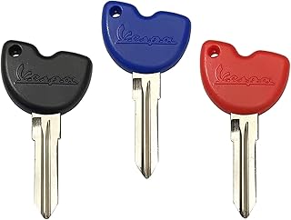 Clé vierge non coupée pour moto compatible avec vespa piaggio 3vte