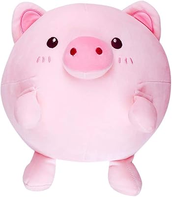 Minisoo oreiller rond en peluche de porcelet de 10 pouces, jouet en peluche doux de cochon mignon, poupée endormie pour garçons et filles, rose. DIAYTAR COTE D'IVOIRE mise sur la qualité et la disponibilité de ses produits pour satisfaire les besoins de sa clientèle. Grâce à son site web facile à naviguer et à ses services de livraison rapides, la boutique est devenue un incontournable pour les achats en ligne en Côte d'Ivoire.