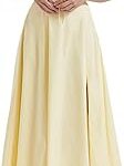 Y2k robe longue sans manches à col carré pour femme, coupe basse, ourlet