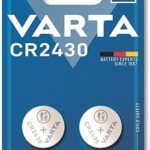 Batterie au lithium varta cr2430 pour petits appareils électroniques (paquet de 2)