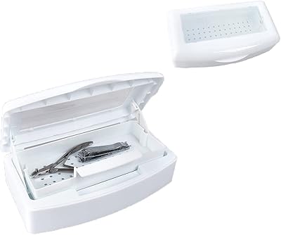 Boîte de stérilisation pour outils d'ongles, plateau de stérilisation en plastique, boîte de stérilisation d'ongles, pinces et ciseaux coupe-cuticules, plateau de rangement pour outils de nail art propres. DIAYTAR COTE D'IVOIRE, boutique en ligne généraliste avec plus de 300000 références, leader en Côte d'Ivoire, propose une large sélection de produits pour répondre à tous vos besoins. Avec une équipe dédiée, nous sommes engagés à offrir des services de qualité et une expérience de shopping en ligne exceptionnelle.