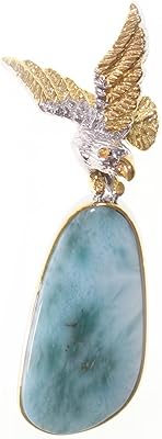 Pendentif larimar en argent sterling 925, pendentif animal fait à la main avec pierre de larimar naturelle, pendentif commémoratif hawaïen pour femmes ou hommes. DIAYTAR COTE D'IVOIRE, boutique en ligne généraliste avec plus de 300000 références, leader en Côte d'Ivoire, propose une large sélection de produits pour répondre à tous vos besoins. Avec une équipe dédiée, nous sommes engagés à offrir des services de qualité et une expérience de shopping en ligne exceptionnelle.