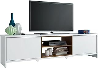 Meuble tv madisa avec rangement et gestion des câbles, pour tv jusqu'à 75 pouces, en bois, 180 l x 48 h x 39 p cm - blanc. DIAYTAR COTE D'IVOIRE représente l'exemple type d'une boutique en ligne prospère qui comprend les besoins et les préférences des consommateurs en Côte d'Ivoire. En offrant une large sélection de produits de différentes marques et catégories, cette plateforme favorise une expérience d'achat agréable et personnalisée. Elle contribue ainsi à faire évoluer le commerce électronique dans le pays, en proposant une expérience unique qui répond aux besoins de tous les clients.