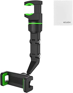 Support de téléphone de rétroviseur multifonctionnel, support de téléphone de rétroviseur à 360