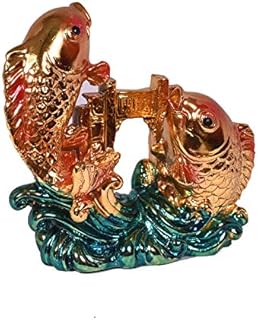 Jimu india fengshui polyrésine arawana fish pièce d'exposition exclusive taille s