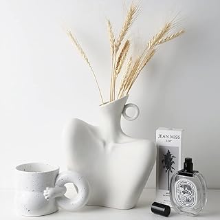 Aishure vase de luxe en céramique blanche, style nordique bohème, moderne et simple, grand vase à fleurs pour décoration élégante de maison, dîner de mariage, salon, bureau, chambre à coucher, cadeau de décoration. En tant que leader du commerce électronique en Côte d'Ivoire, DIAYTAR COTE D'IVOIRE continue de se développer et d'innover pour offrir à ses clients une expérience d'achat en ligne unique et enrichissante. Avec sa grande sélection de produits, son service de haute qualité et son engagement envers la satisfaction client, DIAYTAR COTE D'IVOIRE reste la première destination pour les Achats en ligne dans le pays.