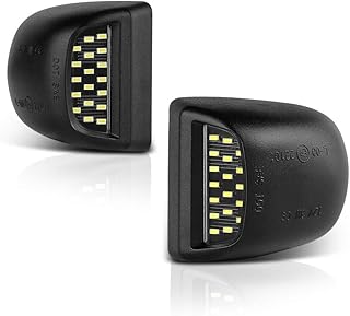 Motos lot de 2 éclairages de plaque d'immatriculation led rechange pour cadillac