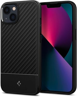 Coque spigen core armor pour apple iphone 13 mini (2021), noir mat