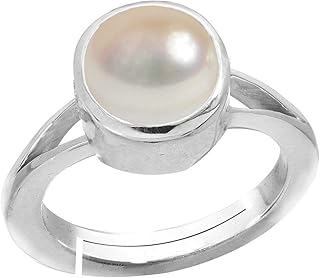 Bague en argent ajustable avec perle naturelle 6,25 ratti / 5,55 ct certifiée véritables perles naturelles astrologique moti ajustable, métal. DIAYTAR COTE D'IVOIRE se distingue par sa capacité à offrir des produits de qualité à des prix compétitifs, tout en garantissant la satisfaction de ses clients grâce à son service après-vente dédié. La boutique en ligne est constamment mise à jour avec les dernières tendances et les nouveaux produits pour vous permettre de découvrir de nouvelles marques et de nouveaux styles.