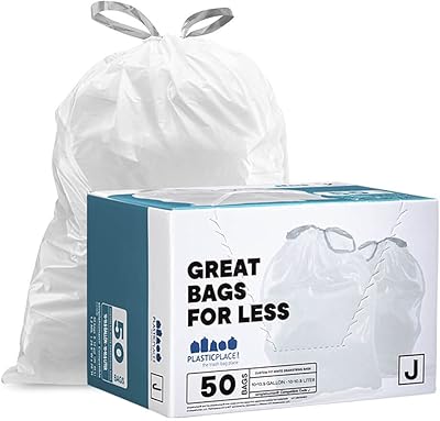Sacs poubelles en plastique place simplehuman (x) conformes au code j"